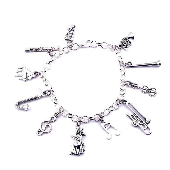 Orchestra Charm Bracelet Classical Musical Instruments - Picture 7 of 9